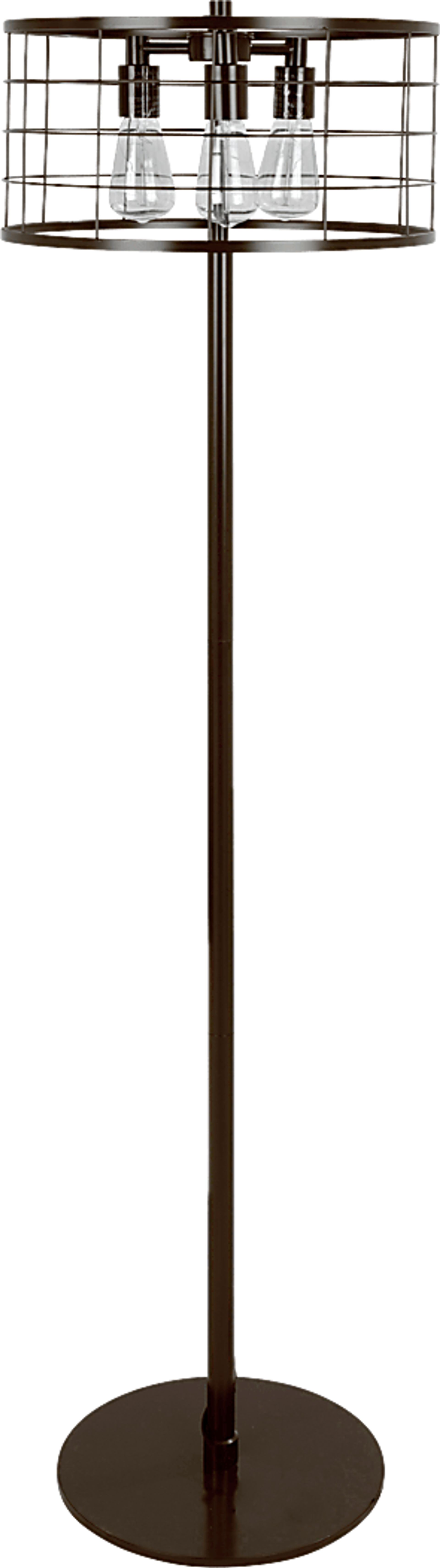 Wadsworth Antique Brown Floor Lamp - Image 1