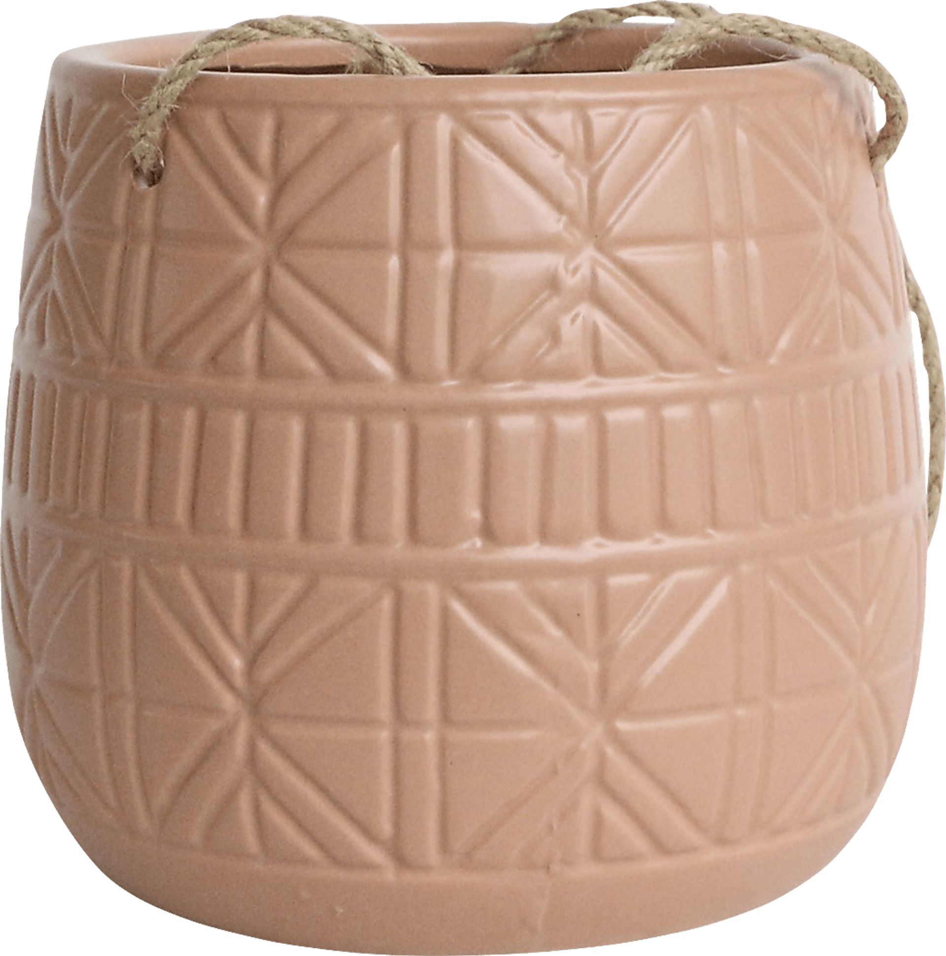 Waholstrom II Pink Hanging Planter - Image 1