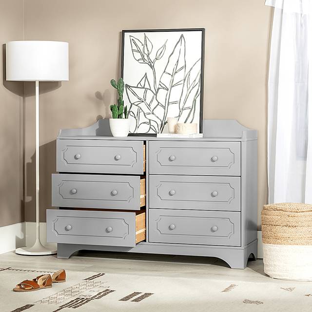 Wainfleet Gray Dresser - Thumbnail - Image 4