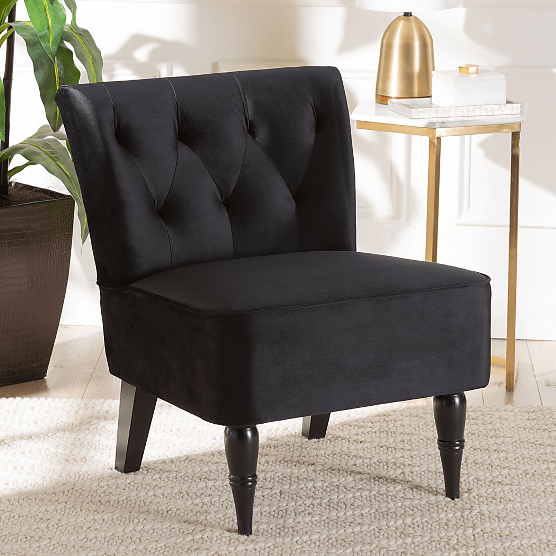 Wainwright Black Black,Colors Polyester Fabric Accent Chair | Rooms to Go