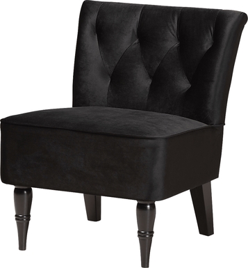 Wainwright Black Accent Chair