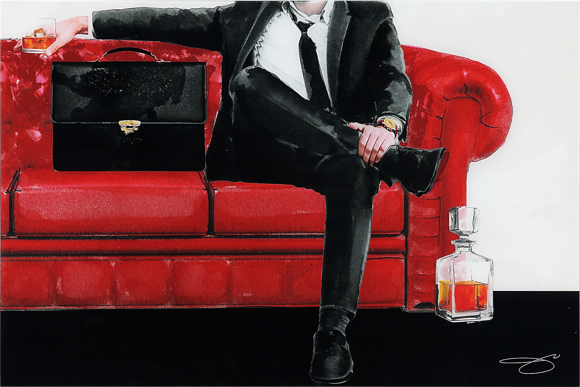 Waiting For A Date II Artwork - Image 1