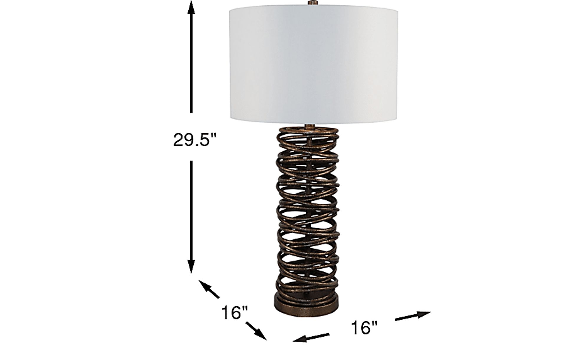 Dimension Image. Please refer to the Dimension Tab on this page for dimension details.