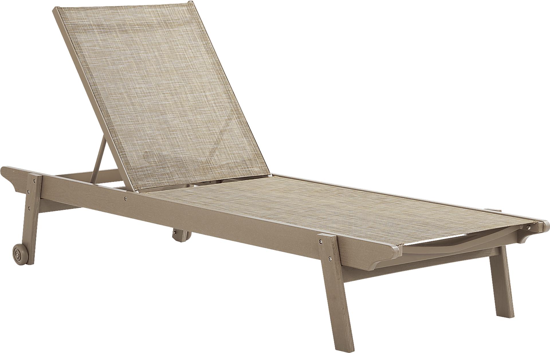 Wakefield Brown Outdoor Chaise