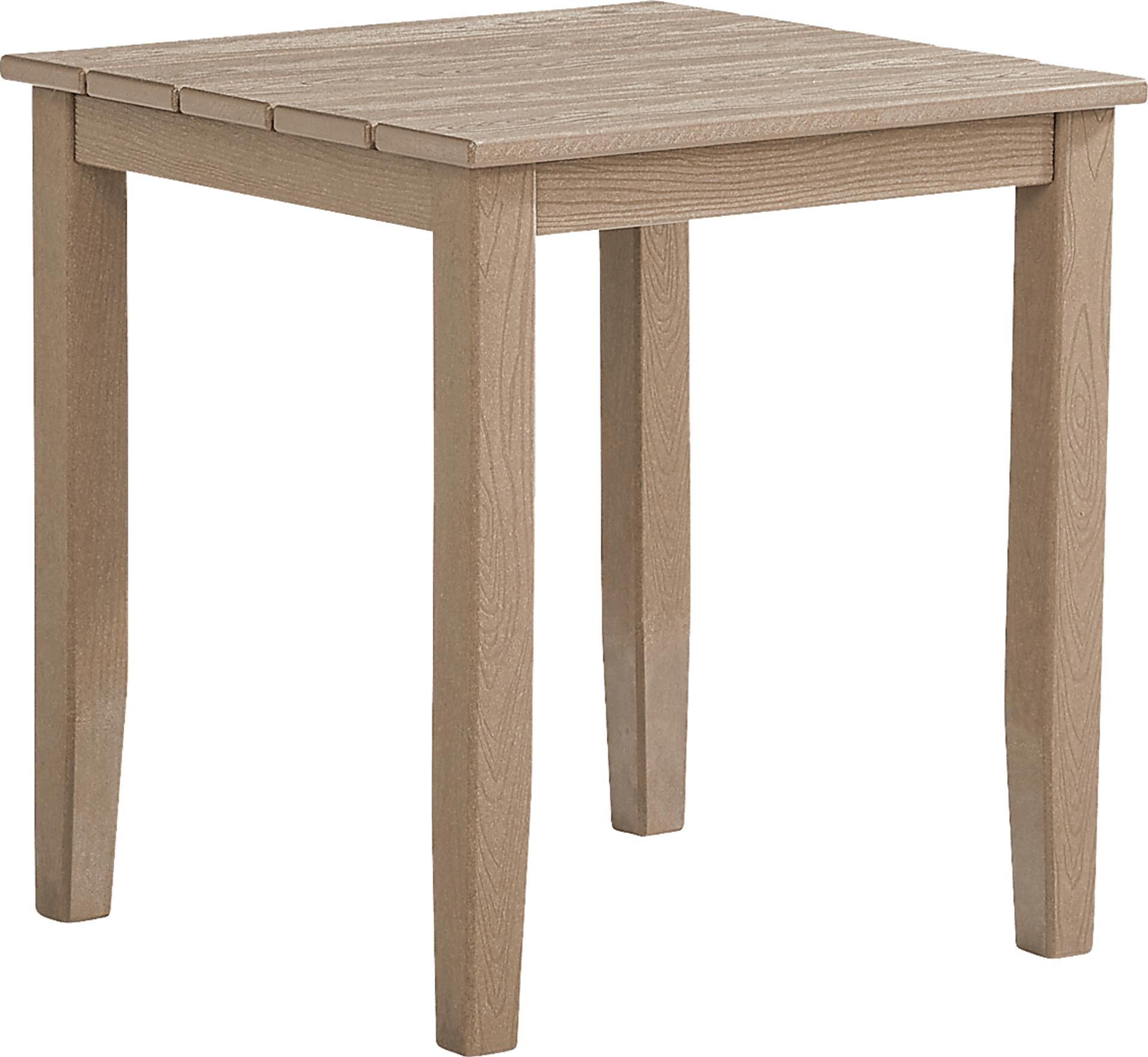 Wakefield Brown Outdoor End Table