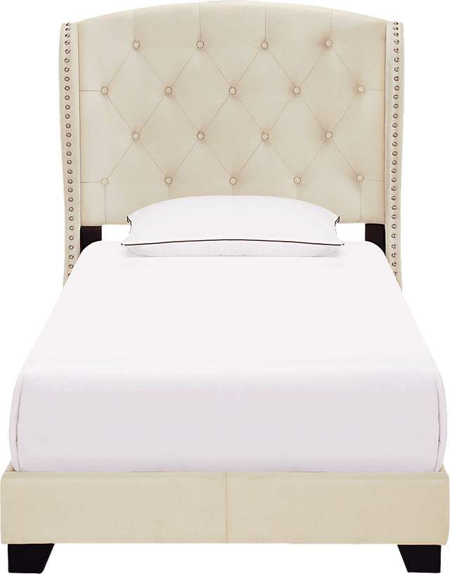 Wakelee Beige Twin Bed - Thumbnail - Image 2