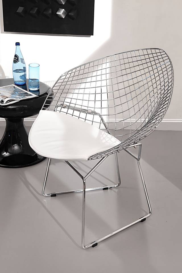 Wakita White Dining Chair, Set of 2 - Thumbnail - Image 2