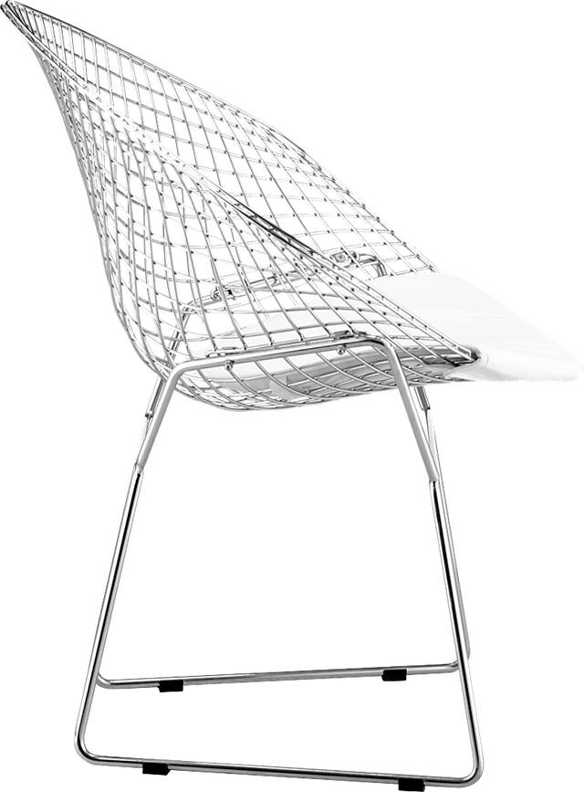Wakita White Dining Chair, Set of 2 - Thumbnail - Image 3