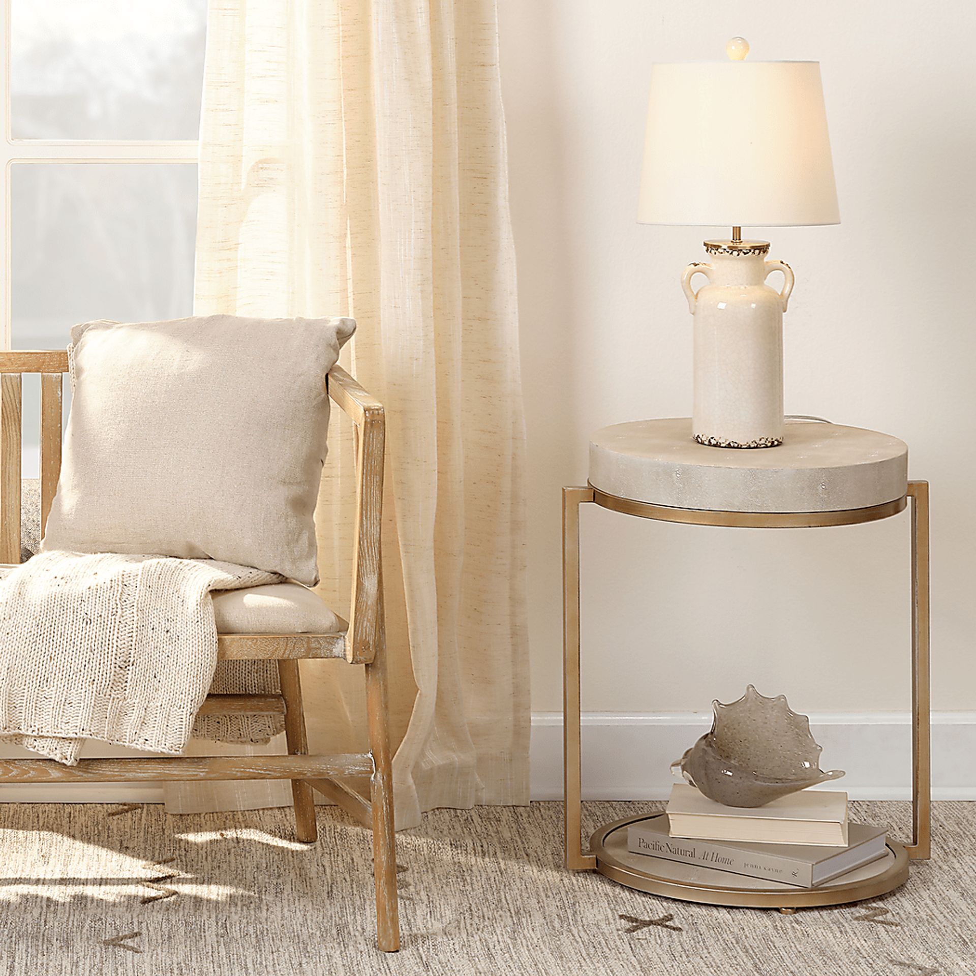 Wakulla Court Cream Lamp - Image 2