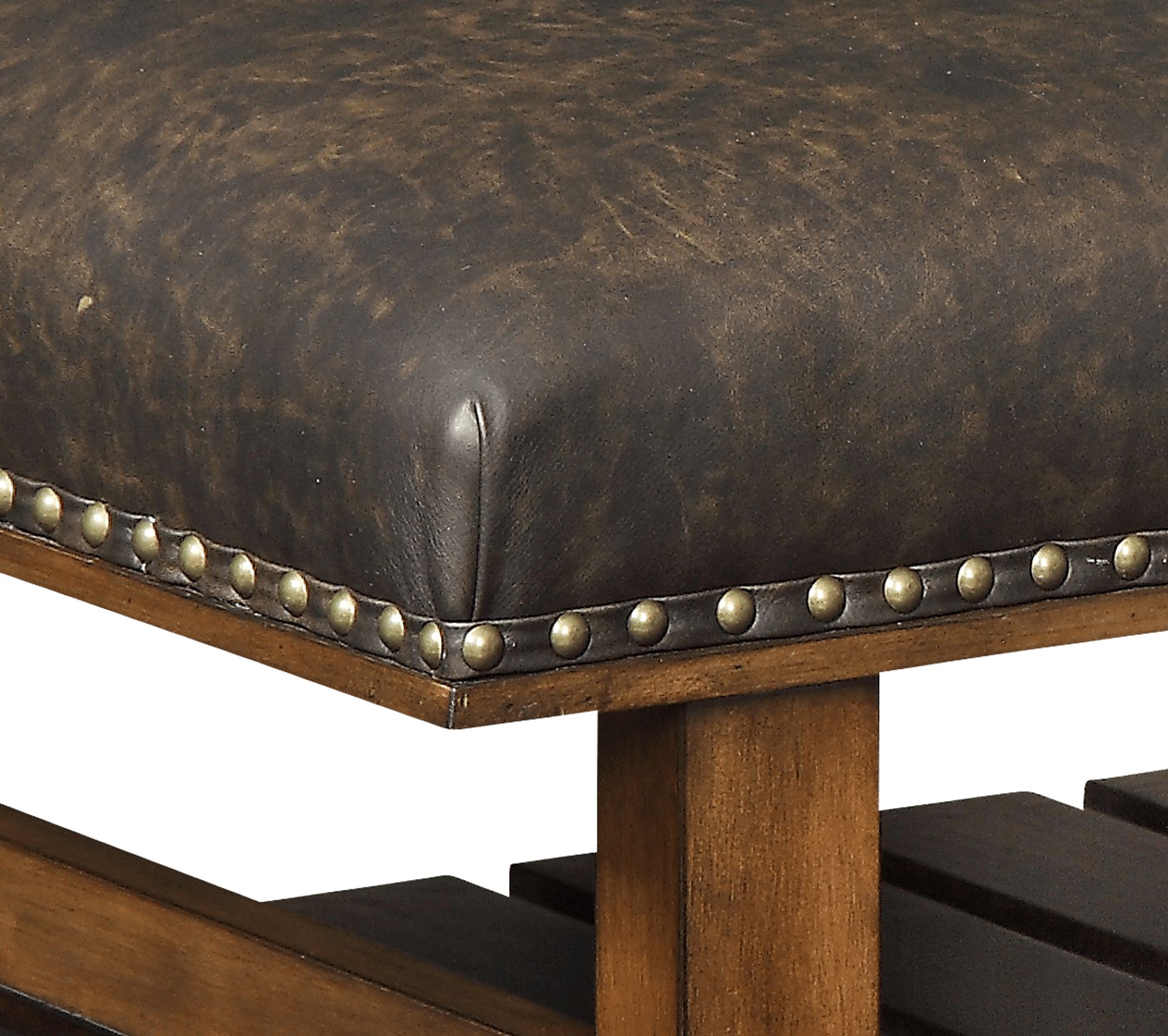 Waldave Brown Cocktail Ottoman - Image 2