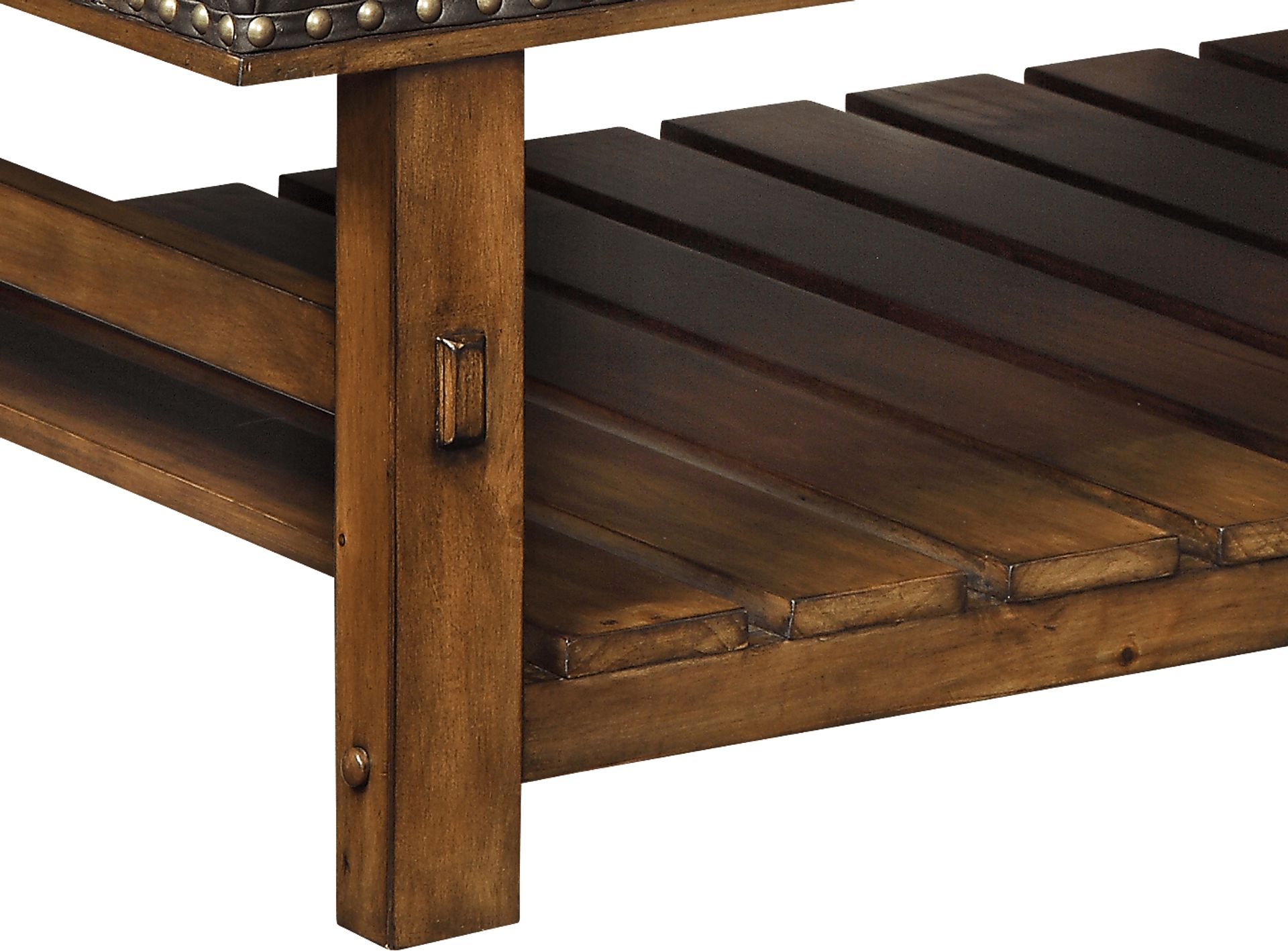 Waldave Brown Cocktail Ottoman - Image 3