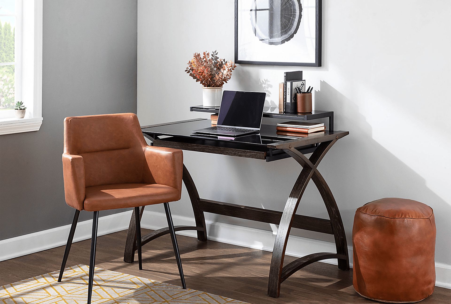Waldman Camel Accent Chair, Set of 2 - Image 12