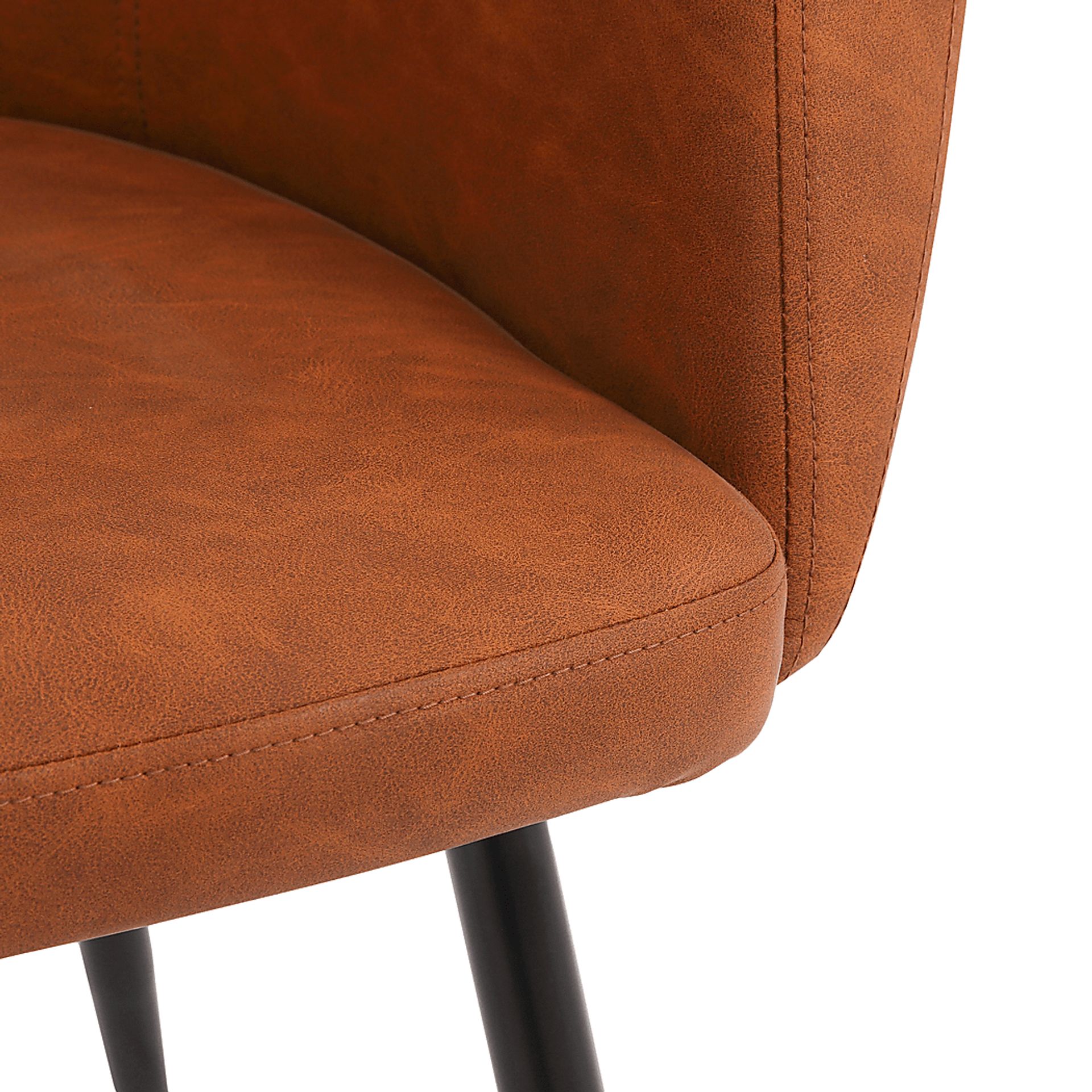 Waldman Camel Accent Chair, Set of 2 - Image 8