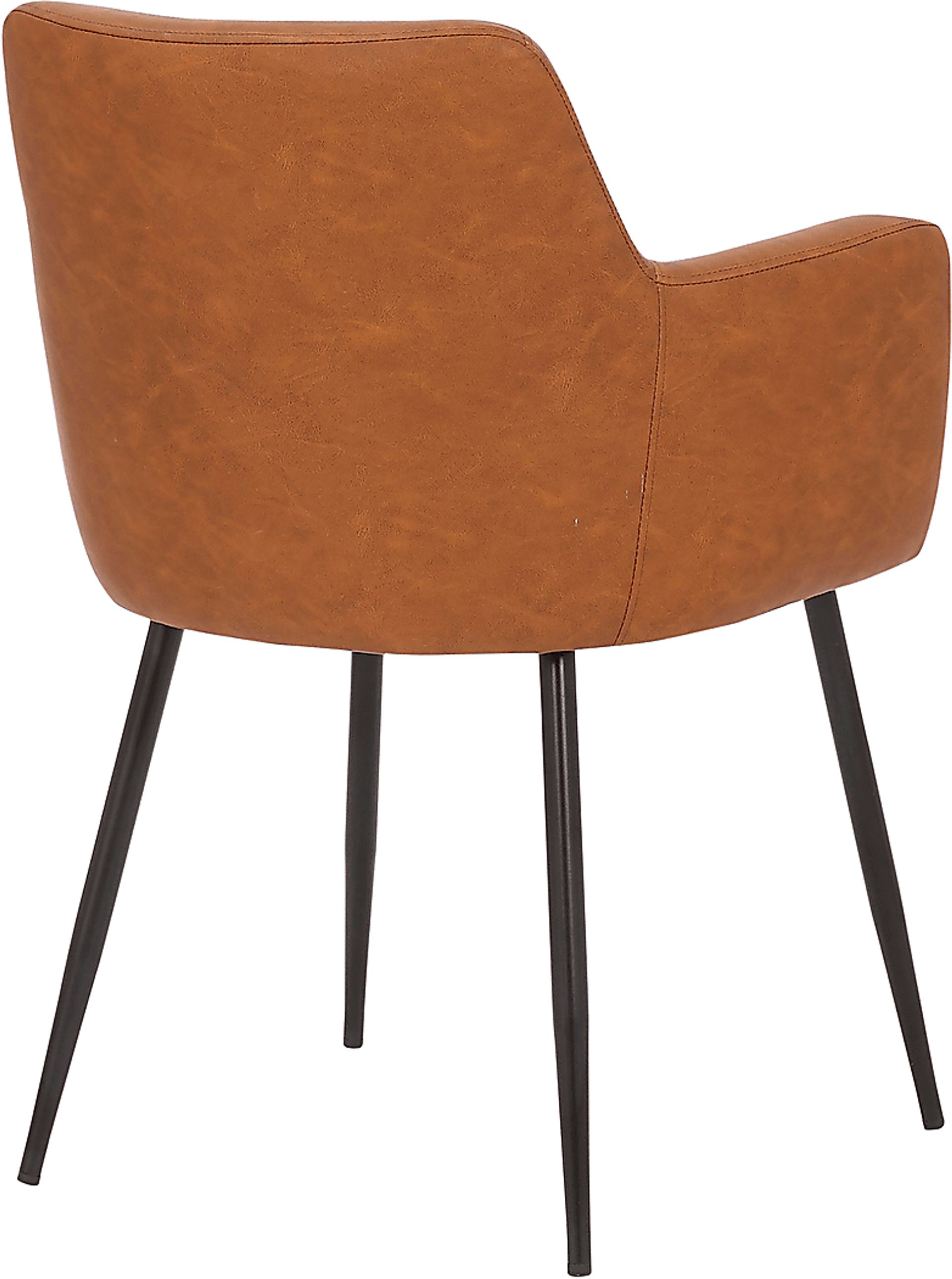 Waldman Camel Arm Chair, Set of 2 - Image 4