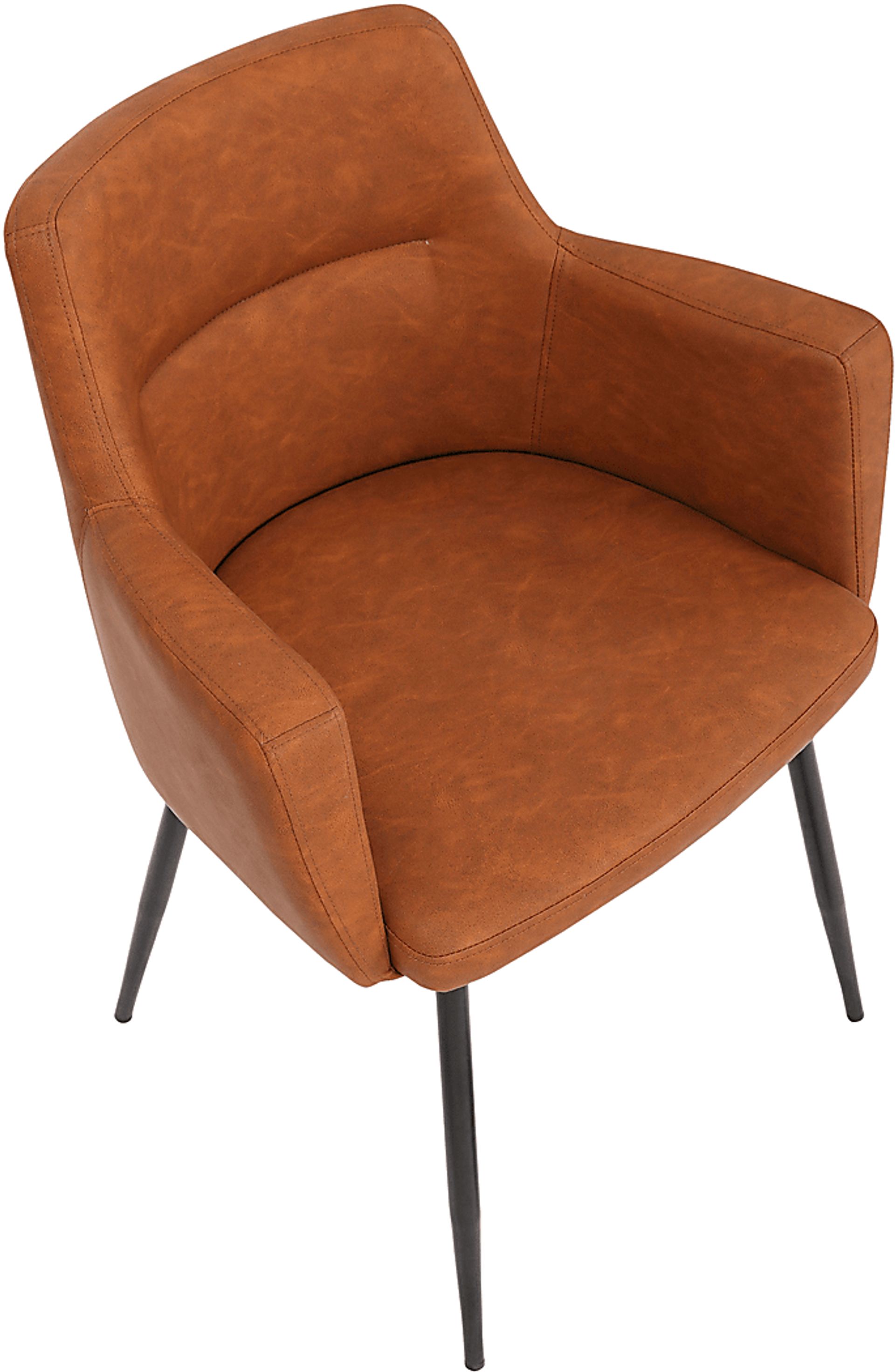 Waldman Camel Arm Chair, Set of 2 - Image 7