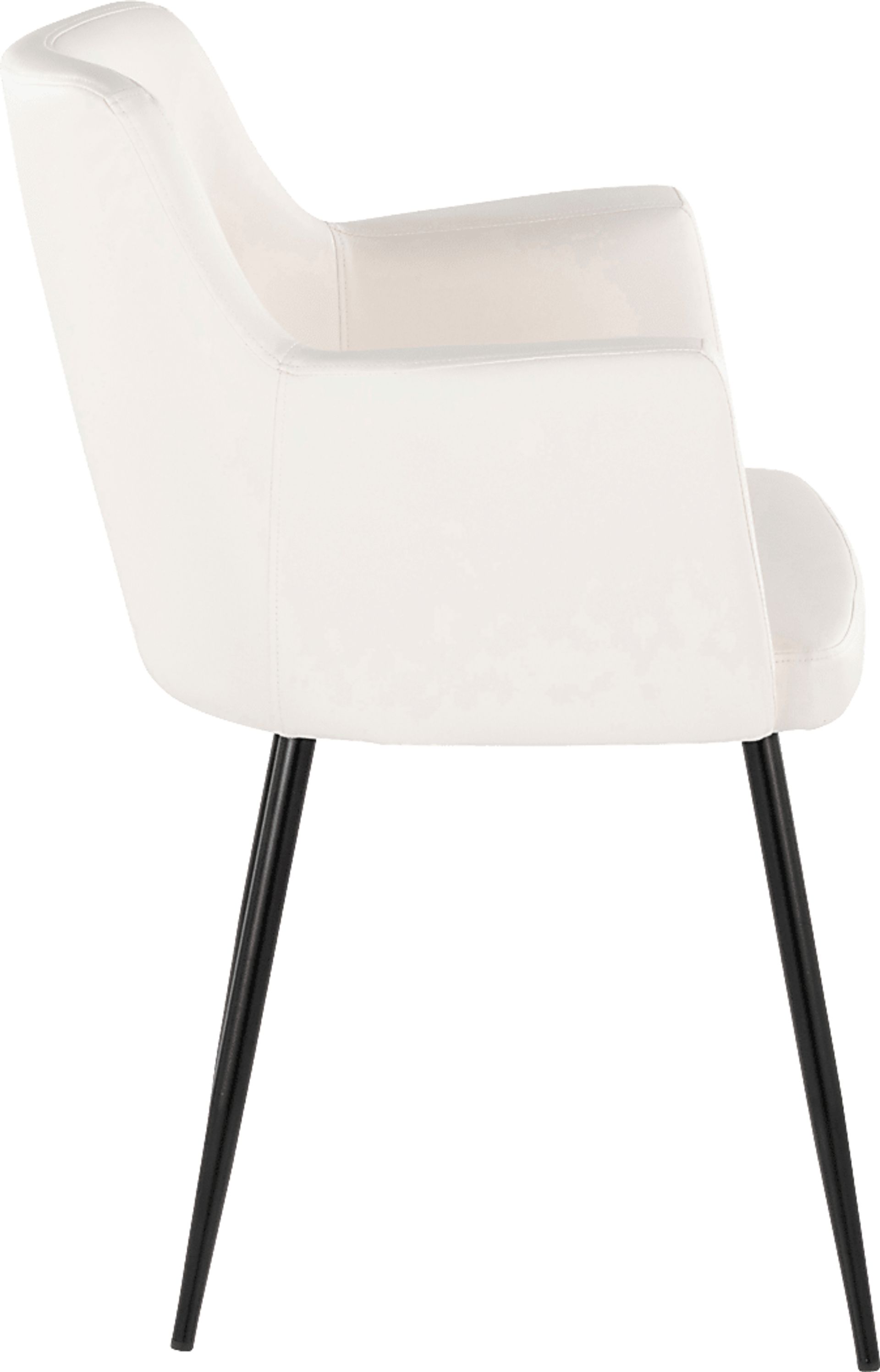 Waldman White Arm Chair, Set of 2 - Image 5
