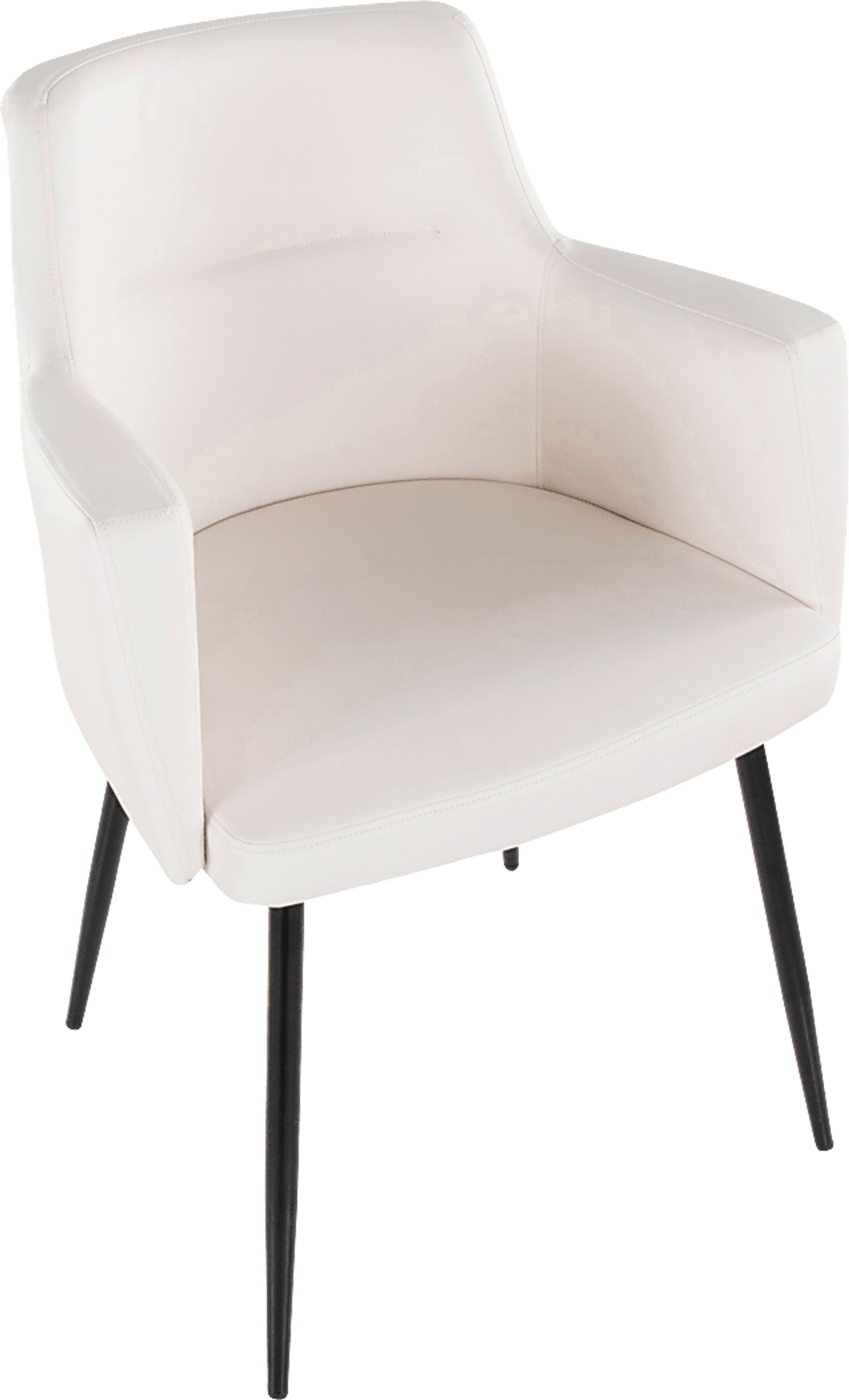 Waldman White Arm Chair, Set of 2 - Image 9