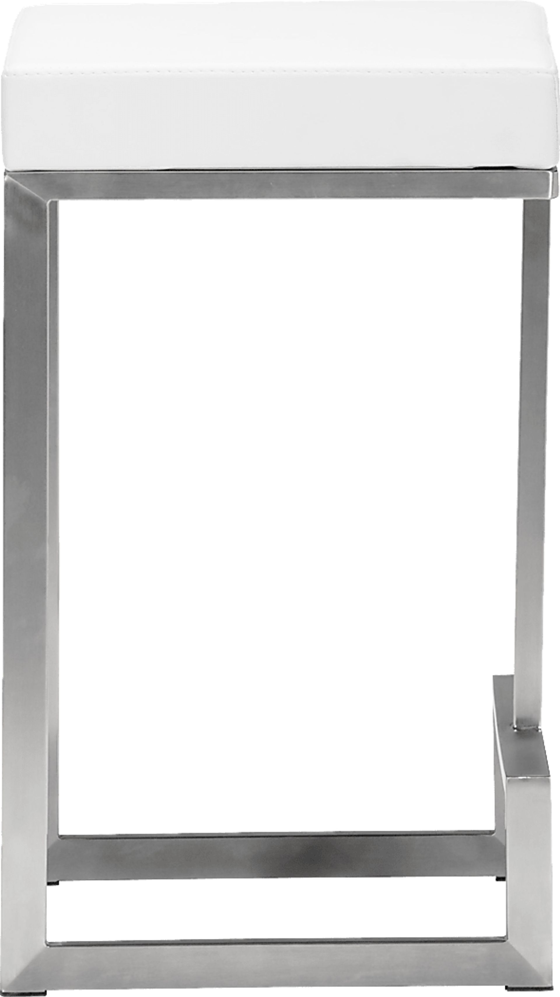 Waldow White Counter Stool, Set of 2 - Image 3