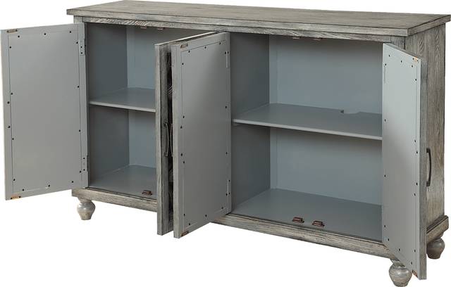 Waldridge Gray Credenza - Thumbnail - Image 4