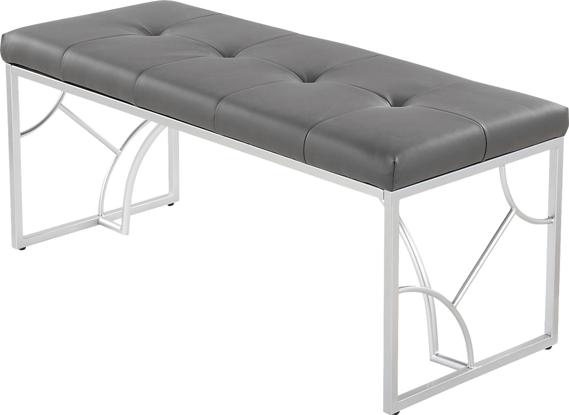 Waldroup II Dark Gray Bench - Image 4