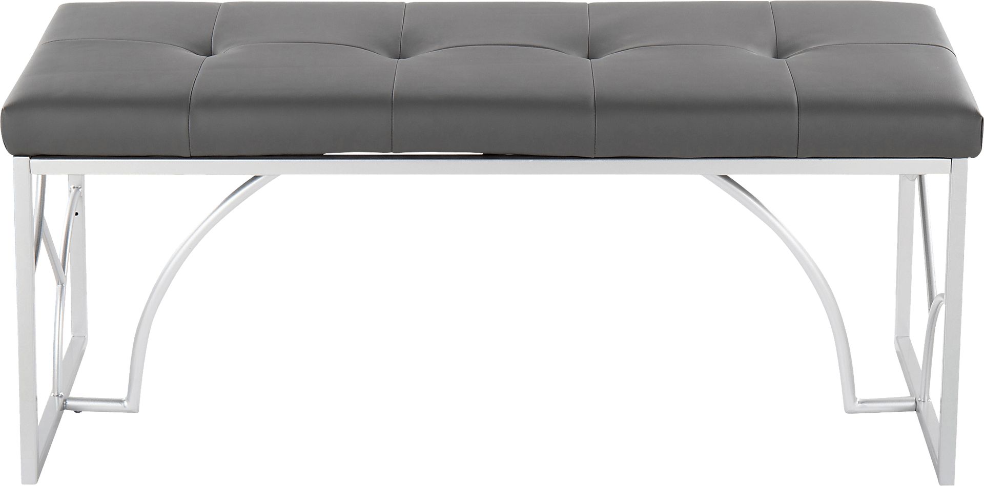 Waldroup II Dark Gray Bench - Image 5