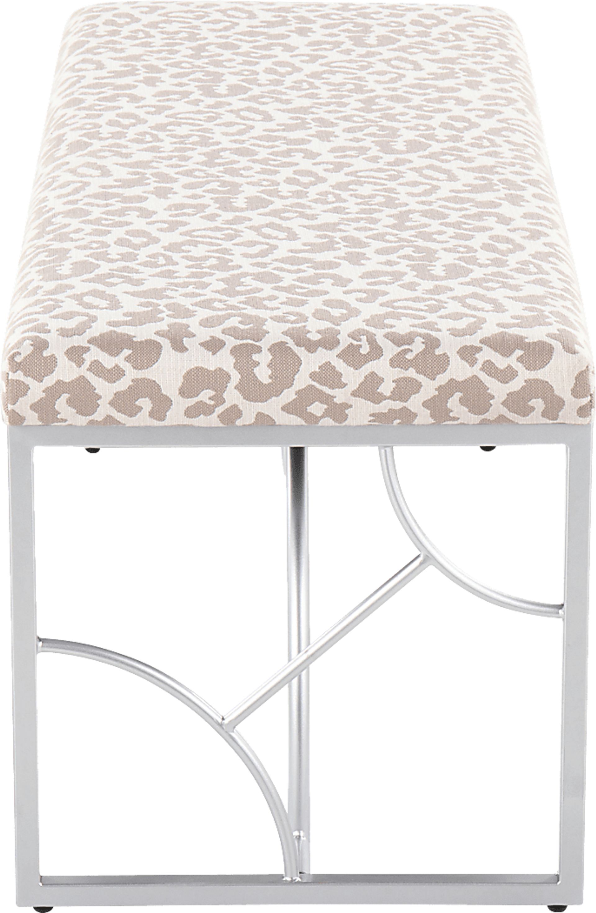 Waldroup II Light Gray Bench - Image 5