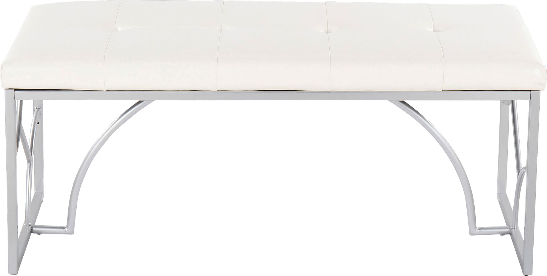Waldroup II White Bench - Image 3