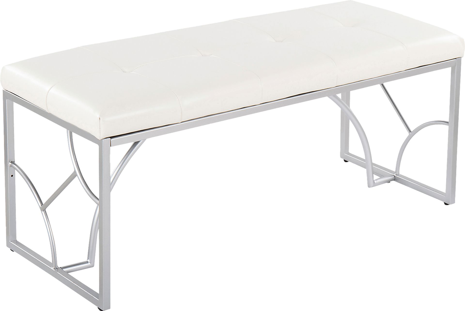 Waldroup II White Bench - Image 1