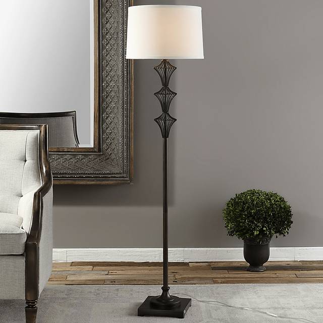Waleska Black Floor Lamp - Thumbnail - Image 2