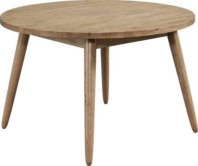 Waleswood Brown Round Dining Table - Thumbnail - Image 1