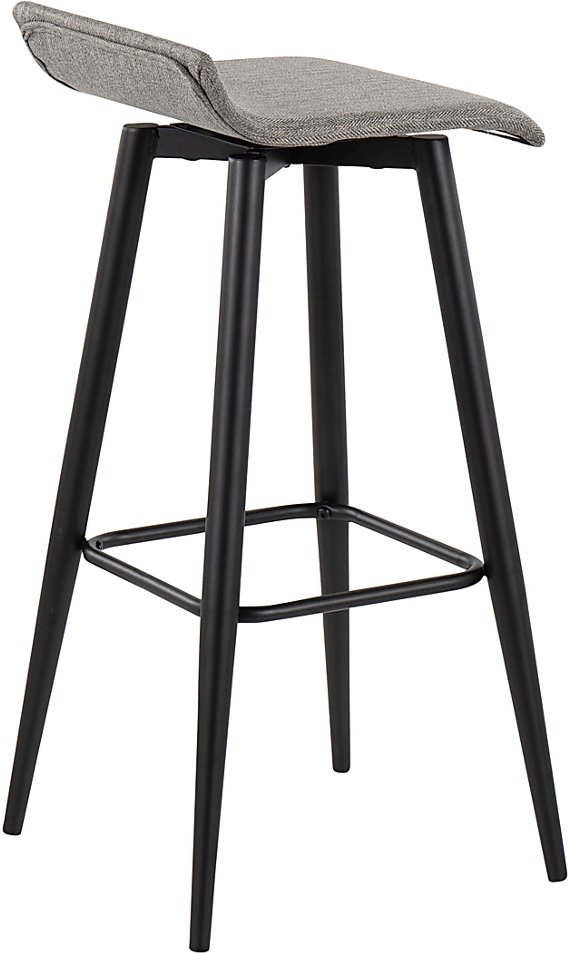Walhill Gray Fabric Barstool, Set of 2 - Image 4