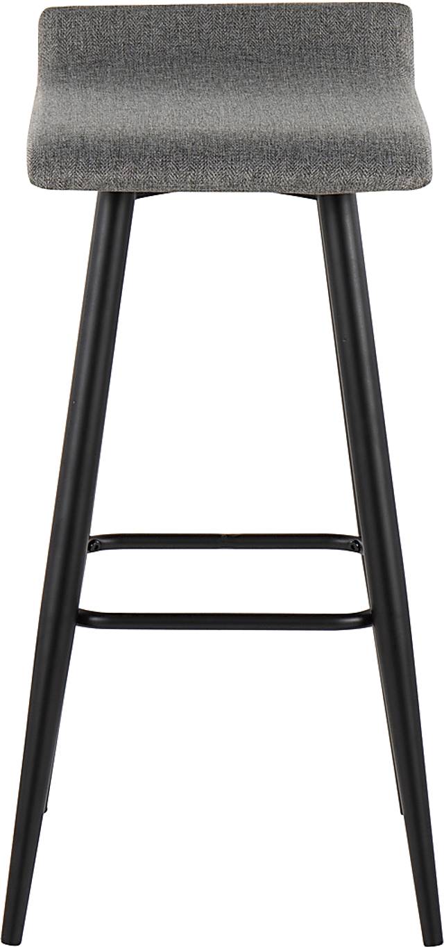 Walhill Gray Fabric Barstool, Set of 2 - Thumbnail - Image 6