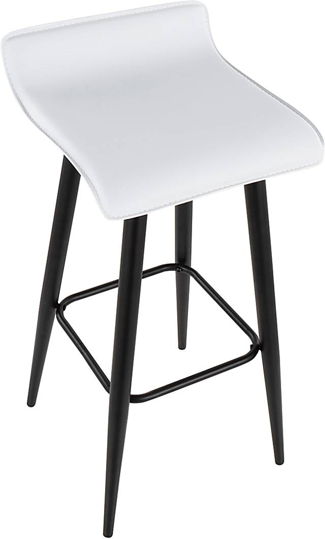 Walhill White Barstool, Set of 2 - Thumbnail - Image 7