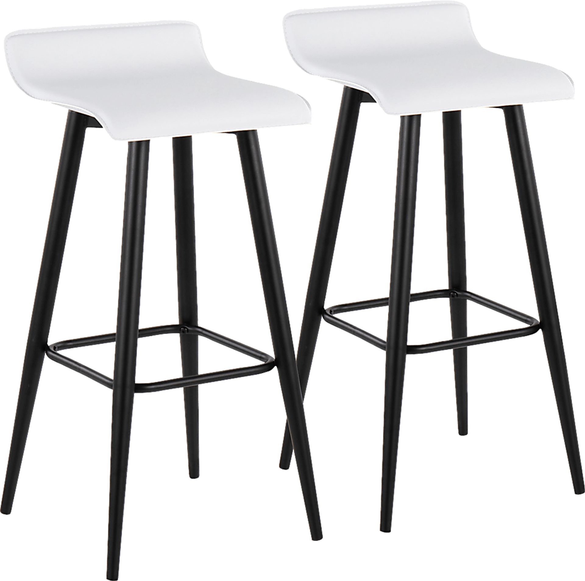 Walhill White Barstool, Set of 2 - Image 1