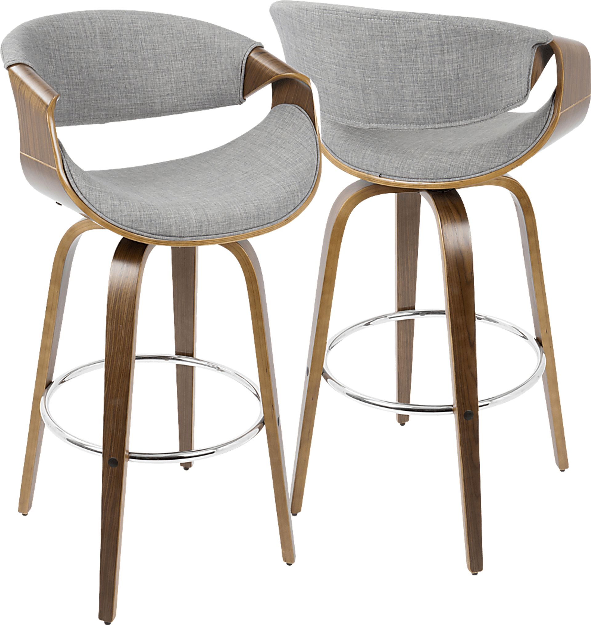 Walincia Gray Barstool, Set of 2 - Image 13
