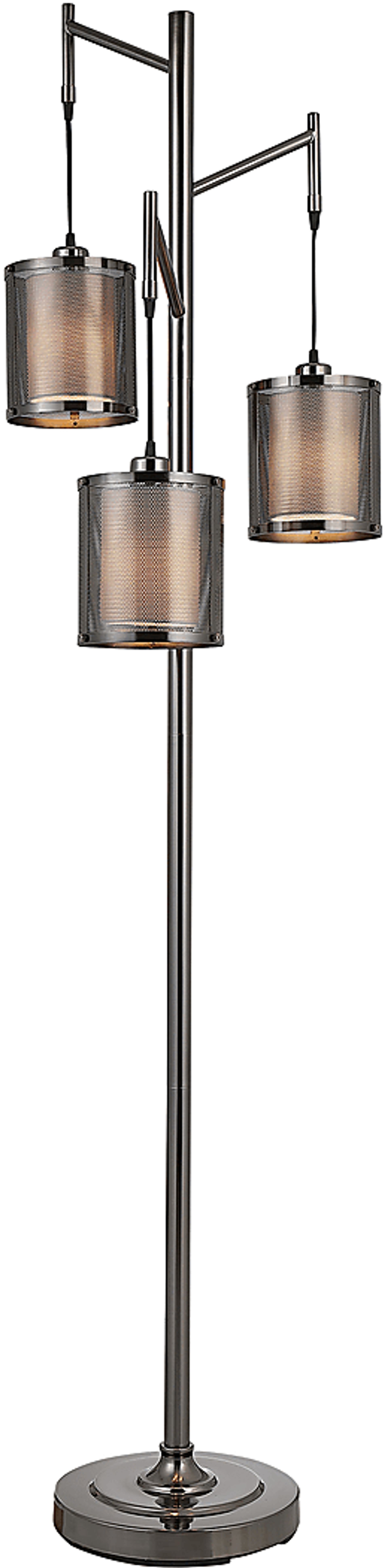 Walke Hills Nickel Floor Lamp - Image 2