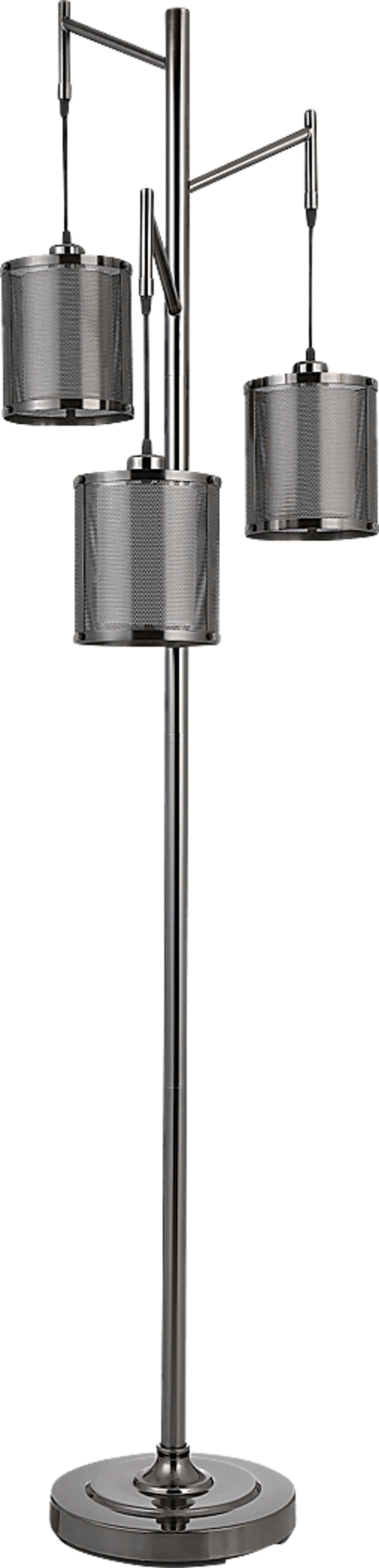 Walke Hills Nickel Floor Lamp - Image 1