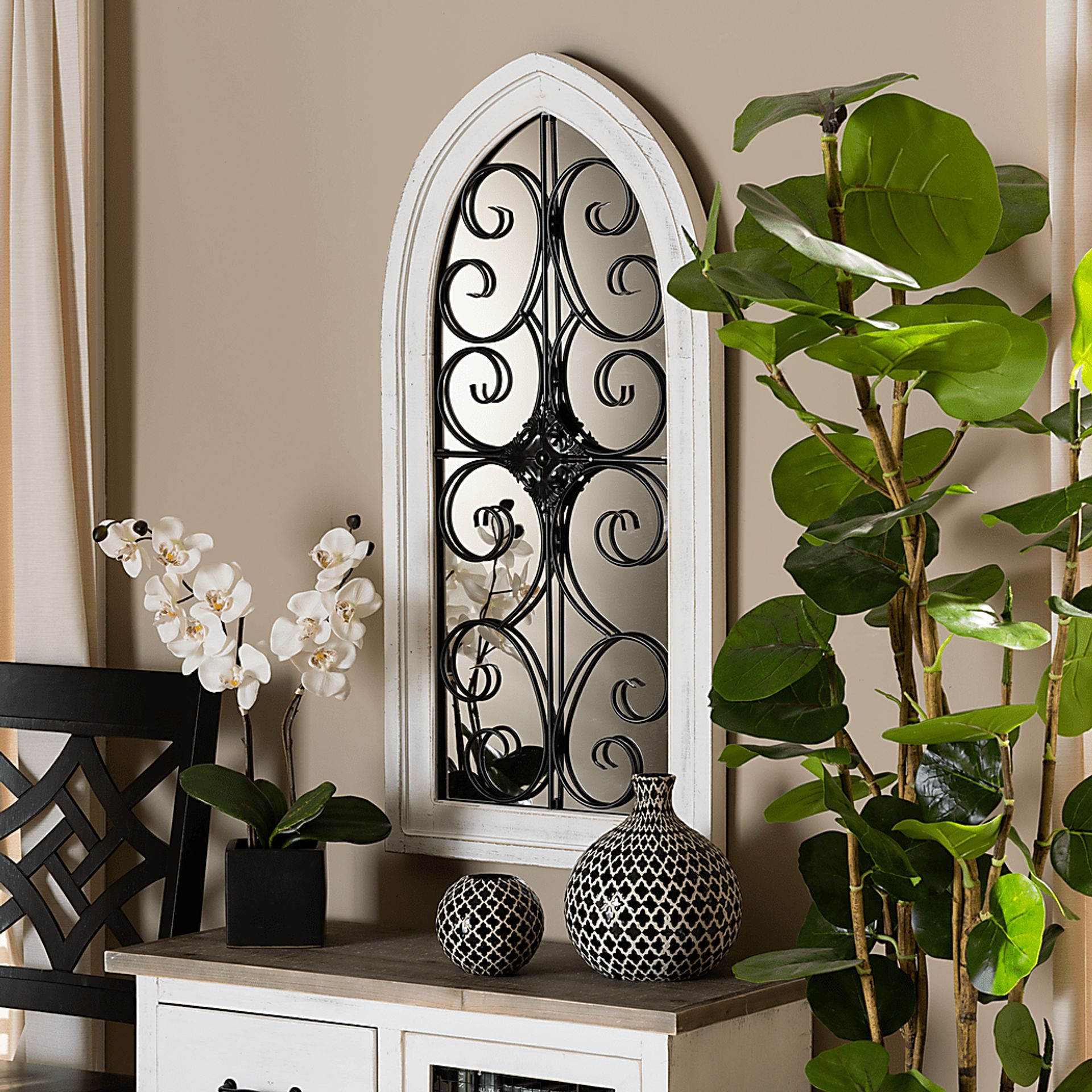 Wallabout White Wall Mirror - Image 3