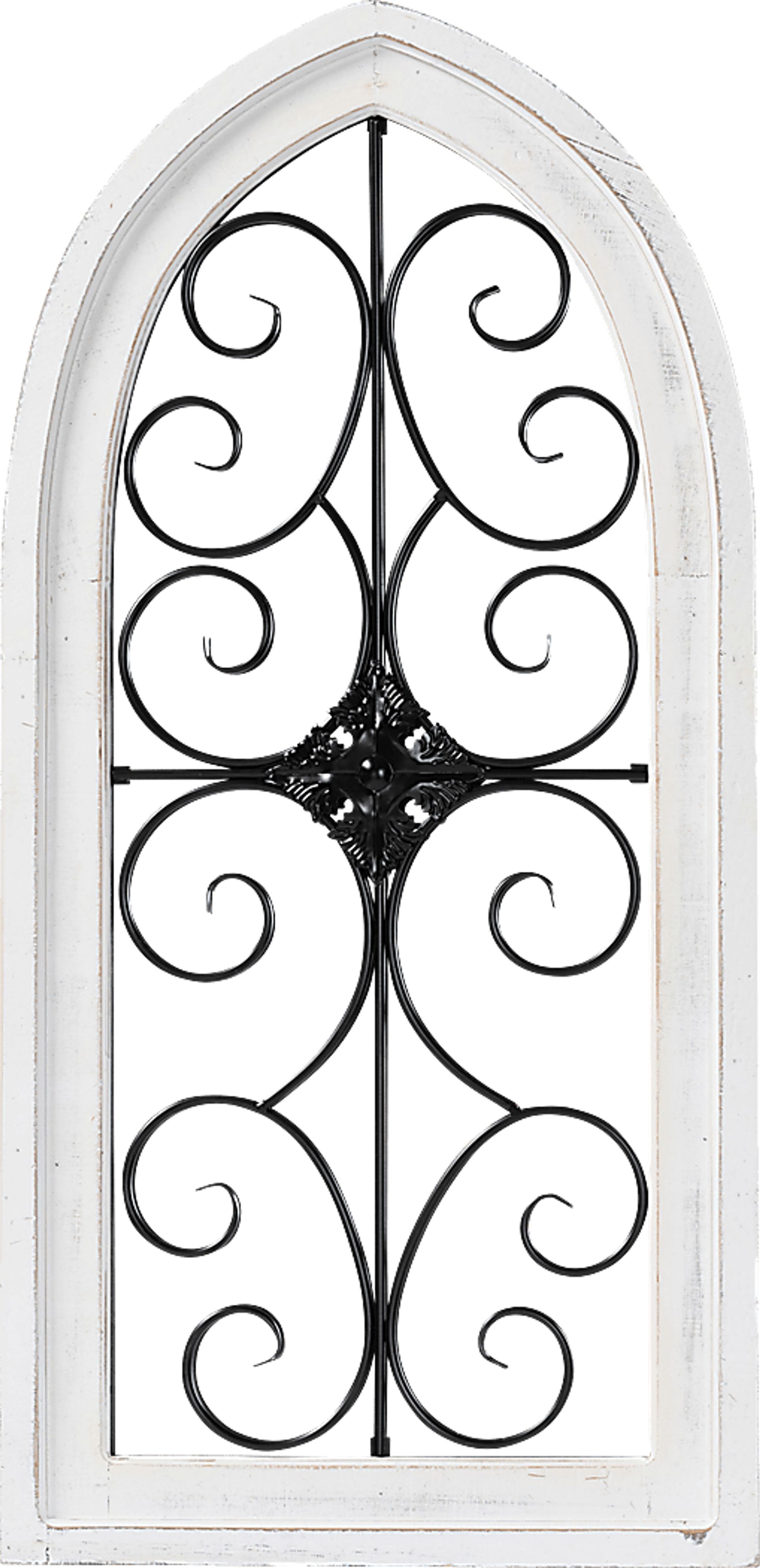 Wallabout White Wall Mirror - Image 1
