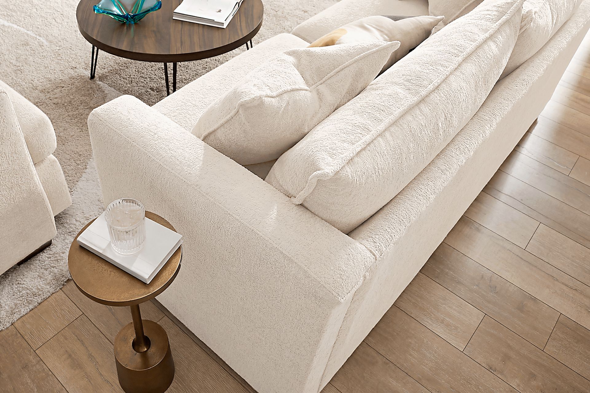 Wallace Cream Gel Foam Sleeper Sofa - Image 3