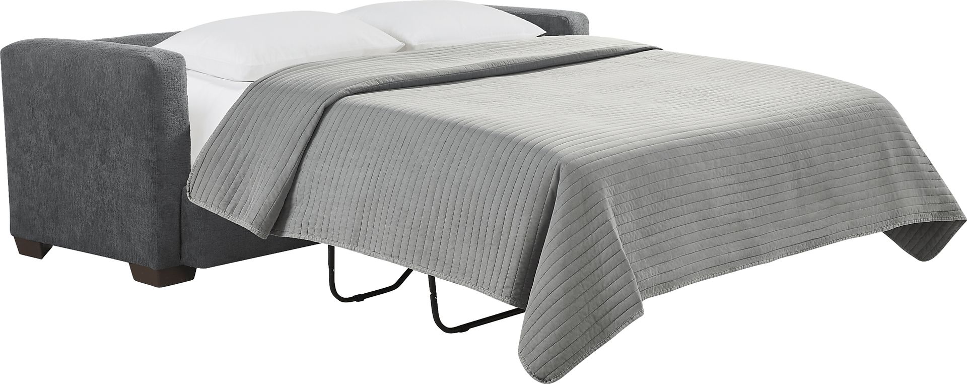 Wallace Gray 7 Pc Living Room with Sleeper Sofa - Image 3