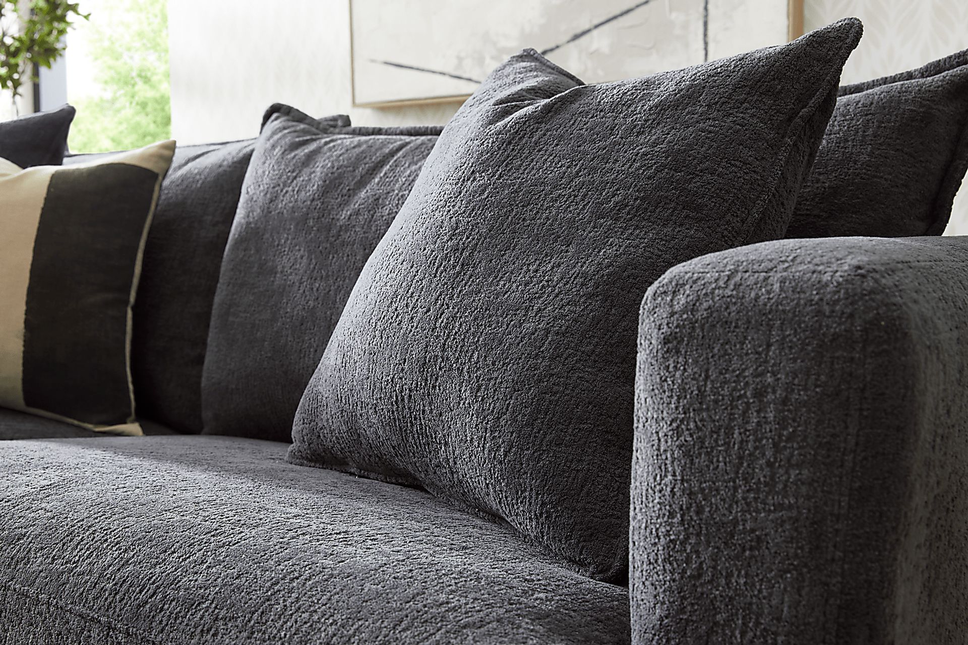 Wallace Gray 7 Pc Living Room with Sleeper Sofa - Image 6