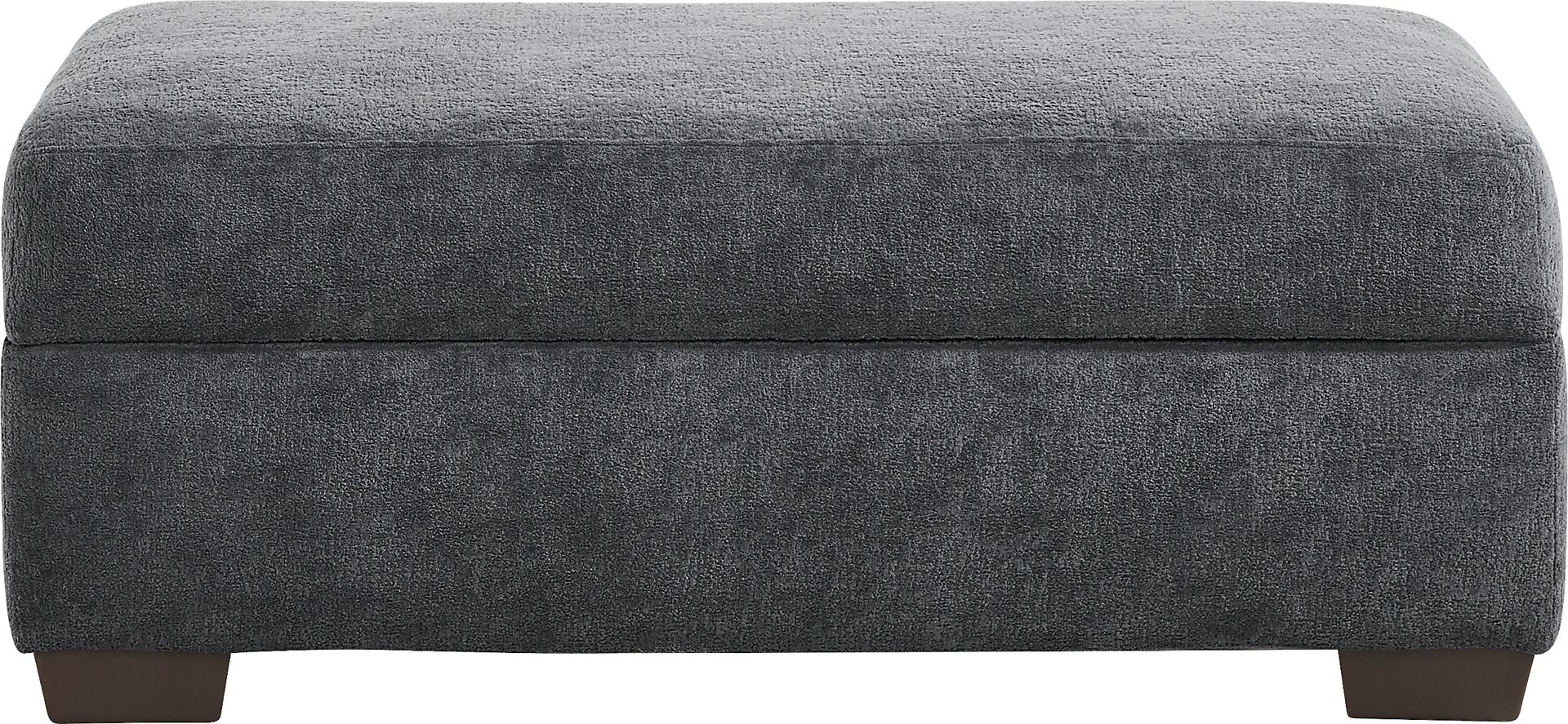 Wallace Gray Storage Ottoman - Image 3