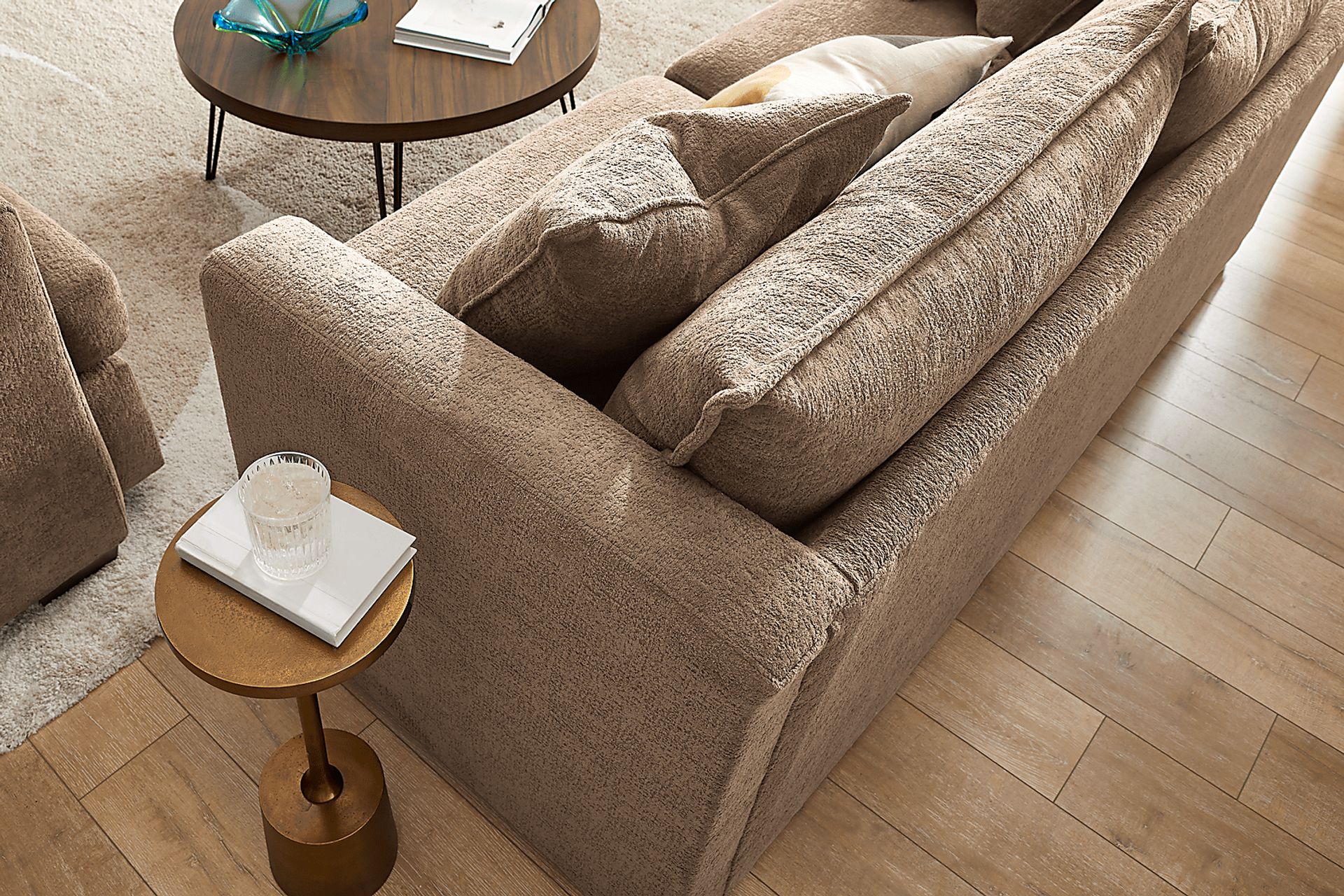 Wallace Tan Sleeper Sofa - Image 3