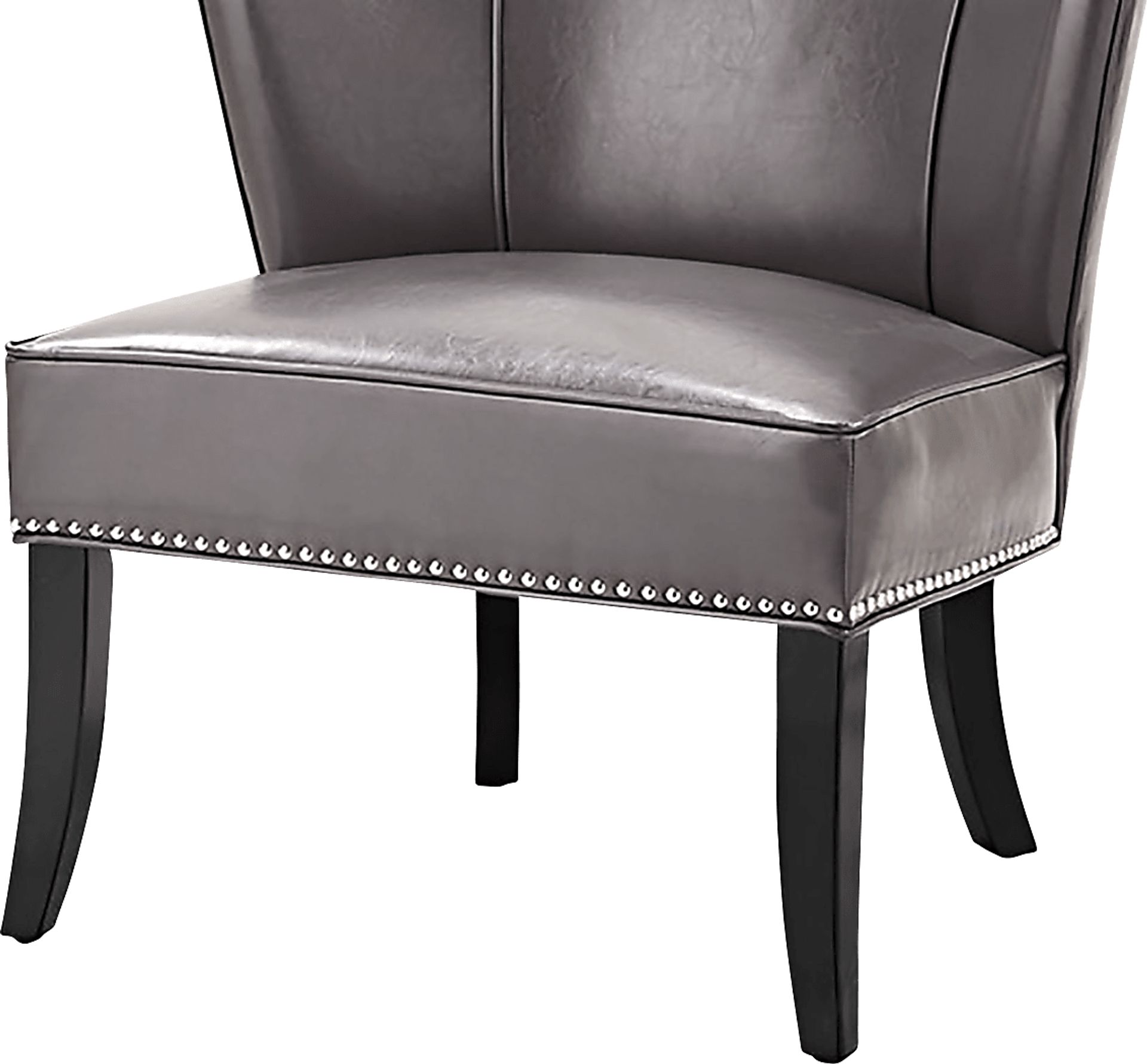 Wallach Gray Armless Accent Chair - Image 4