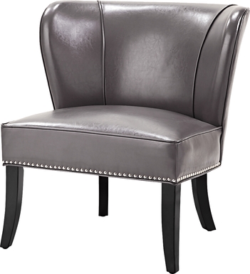 Wallach Gray Armless Accent Chair
