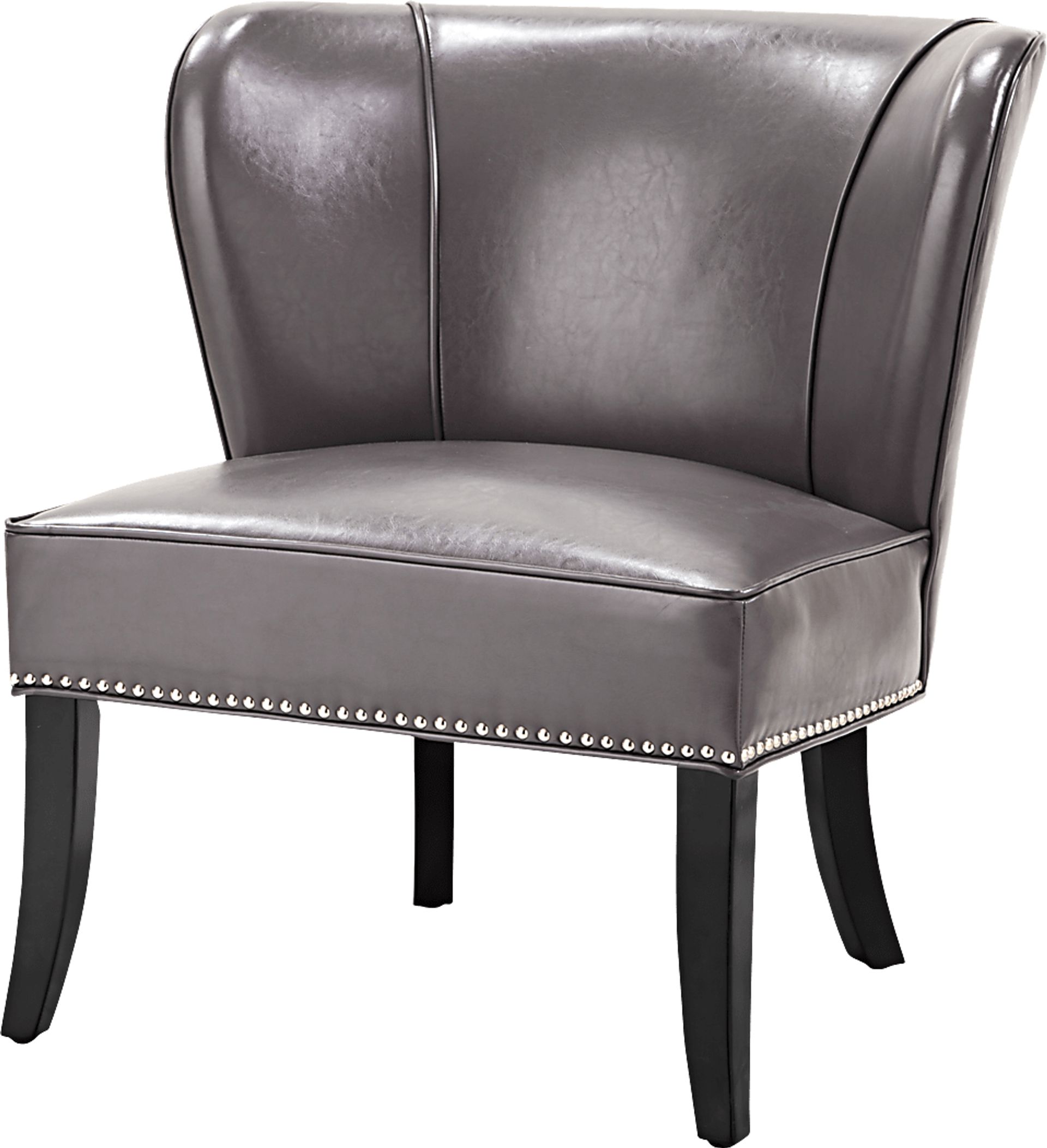 Wallach Gray Armless Accent Chair - Image 1