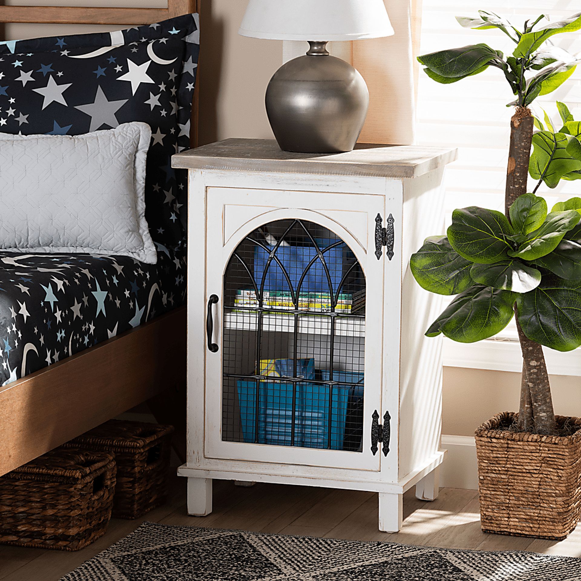 Wallaston Brown Nightstand - Image 6