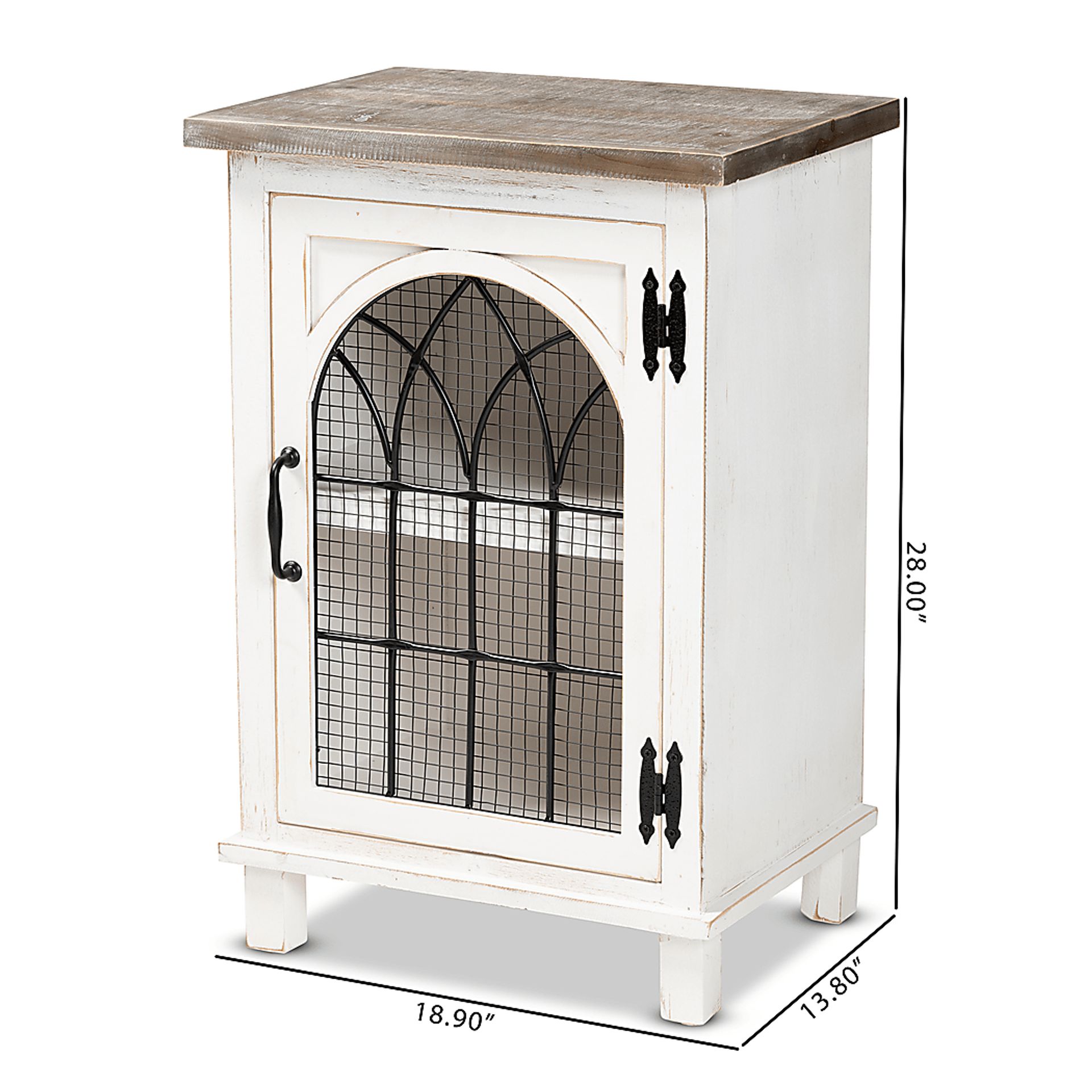 Wallaston Brown Nightstand - Image 8