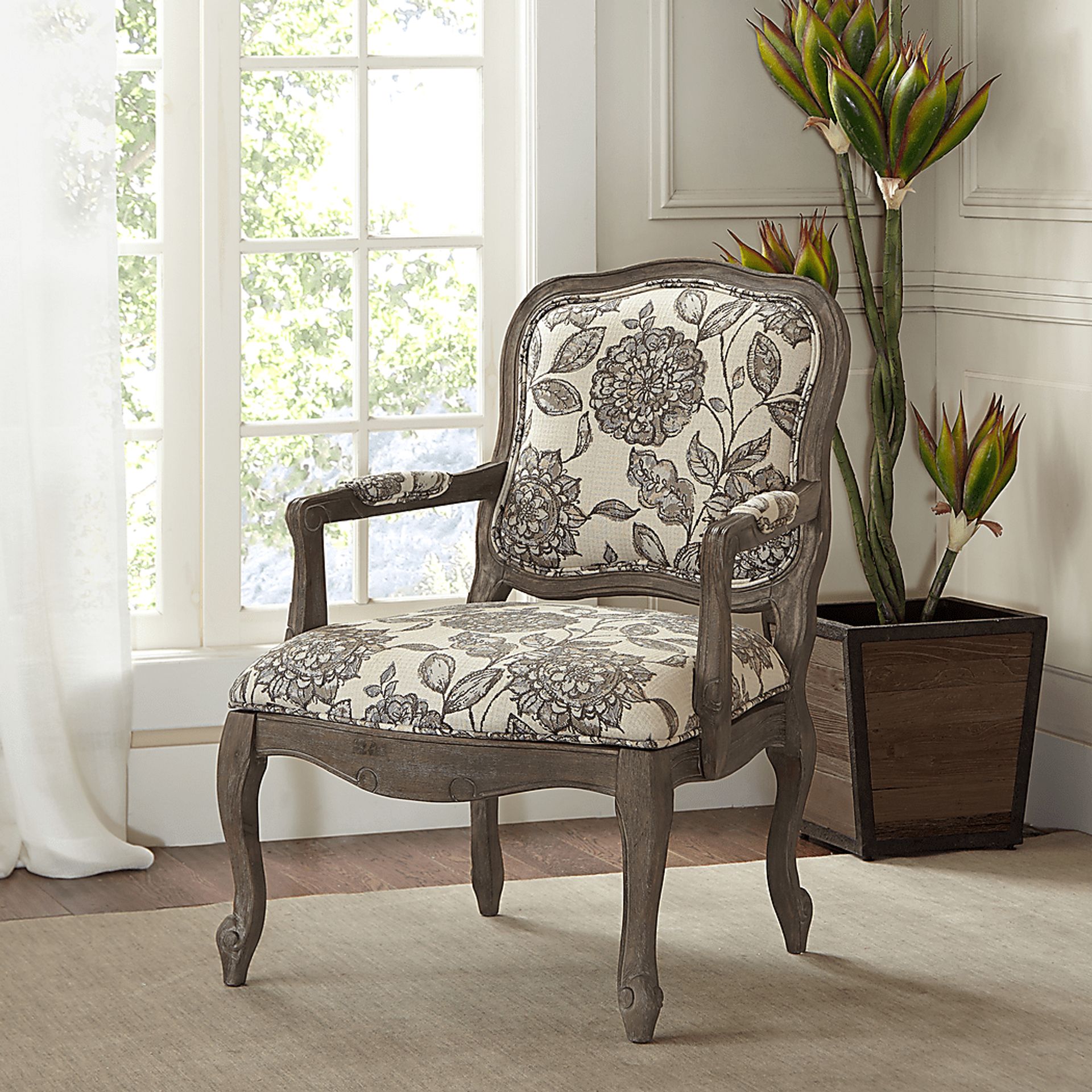Wallaston Gray Accent Chair - Image 5